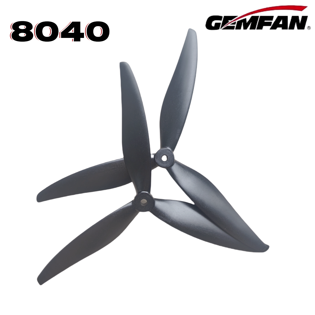 Drone Racing Propeller - Gemfan 8040 8X4X3 3-blade 8 بوصة