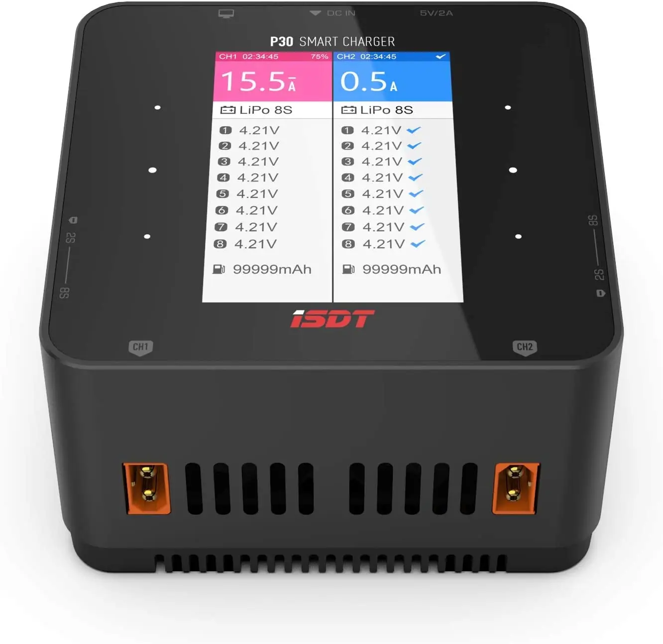 شاحن مزدوج التوازن ISDT P30 بق - مراجعة Drone Racing Charger وسعره