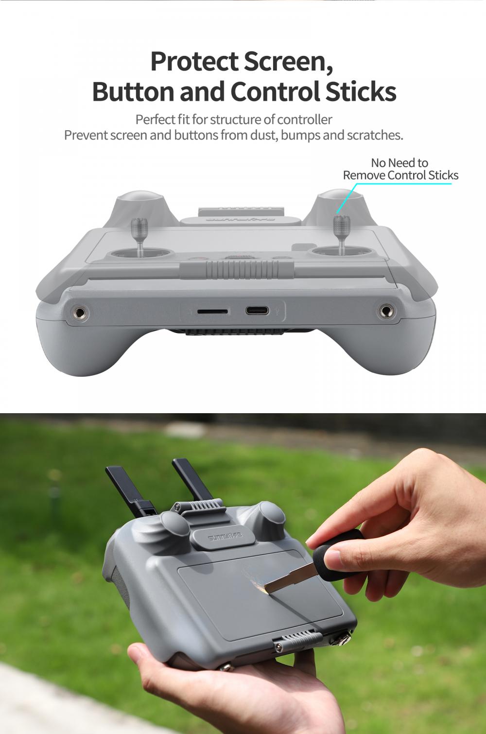 غطاء حماية للشاشة وواقي من الش - مراجعة Dji Drone Mini 3 وسعره